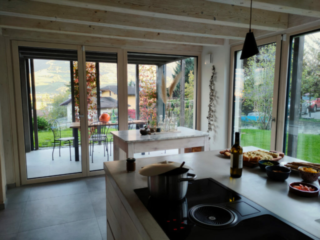 cucina vista luce